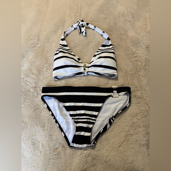 Lauren Ralph Lauren striped Bikini. Size 10/12 - Picture 5 of 7
